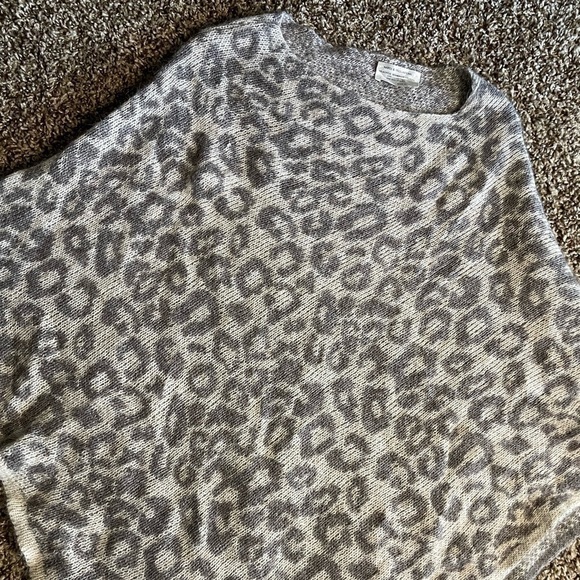 Nardi & Tagliaferri one size leopard print poncho - Picture 2 of 5